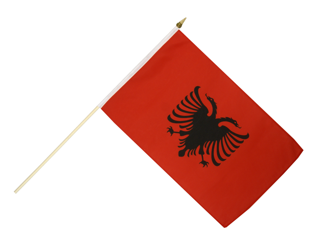 ALBANIA ALBANIAN FLAG 5ft X 3ft 