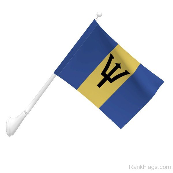 Barbados Country Flag