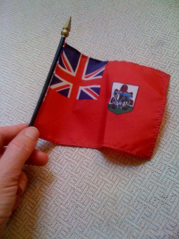 Bermuda Hand Waving Flag