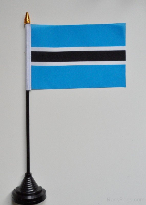 Botswana Table Flag