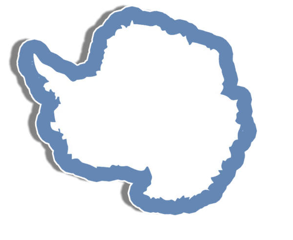 Flag Map Of Antarctica