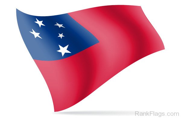 Image Of Samoa Flag