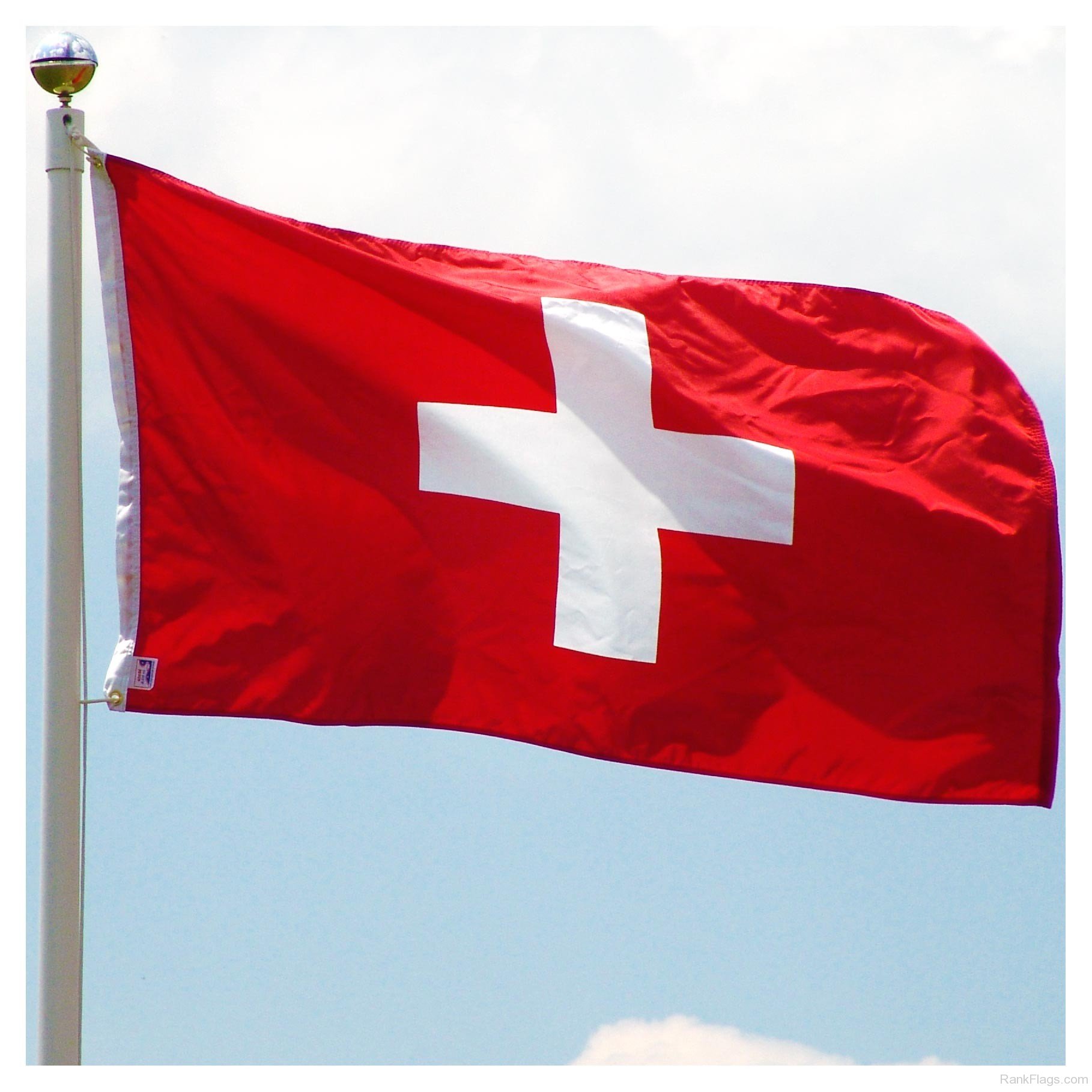 Switzerland National Flag RankFlags Collection Of Flags Switzerland National Flag RankFlags Collection Of Flags
