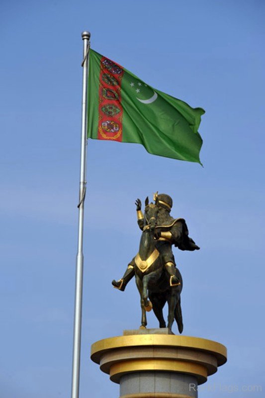 Image Of Turkmenistan Flag