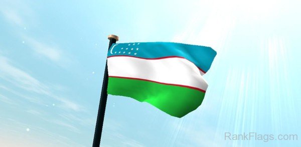 Image Of Uzbekistan Flag