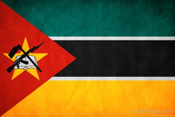National Flag Of Mozambiqu