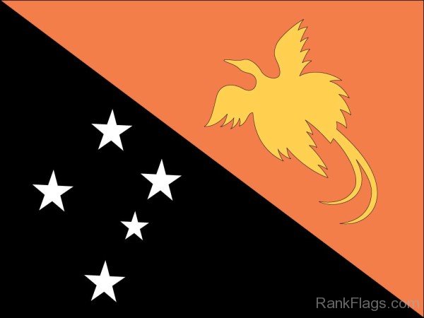 National Flag Of Papua New Guinea