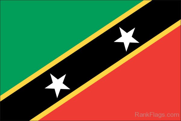 National Flag Of Saint Kitts and Nevis