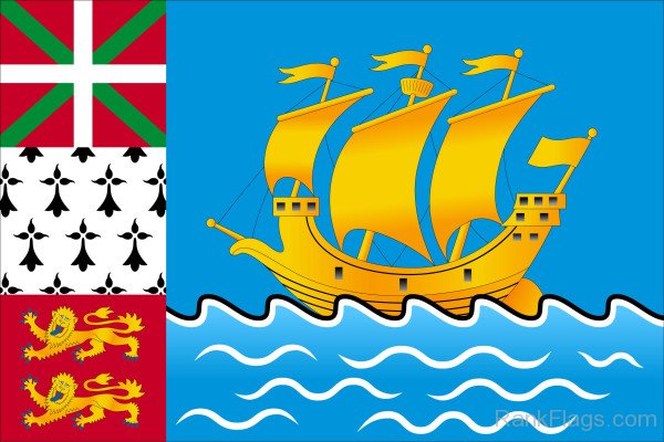 National Flag Of Saint Pierre and Miquelon