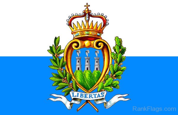 National flag Of San Marino Flag