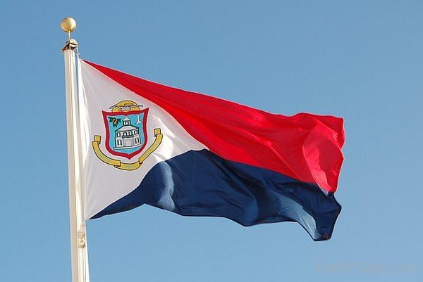 Picture Of Sint Maarten Flag