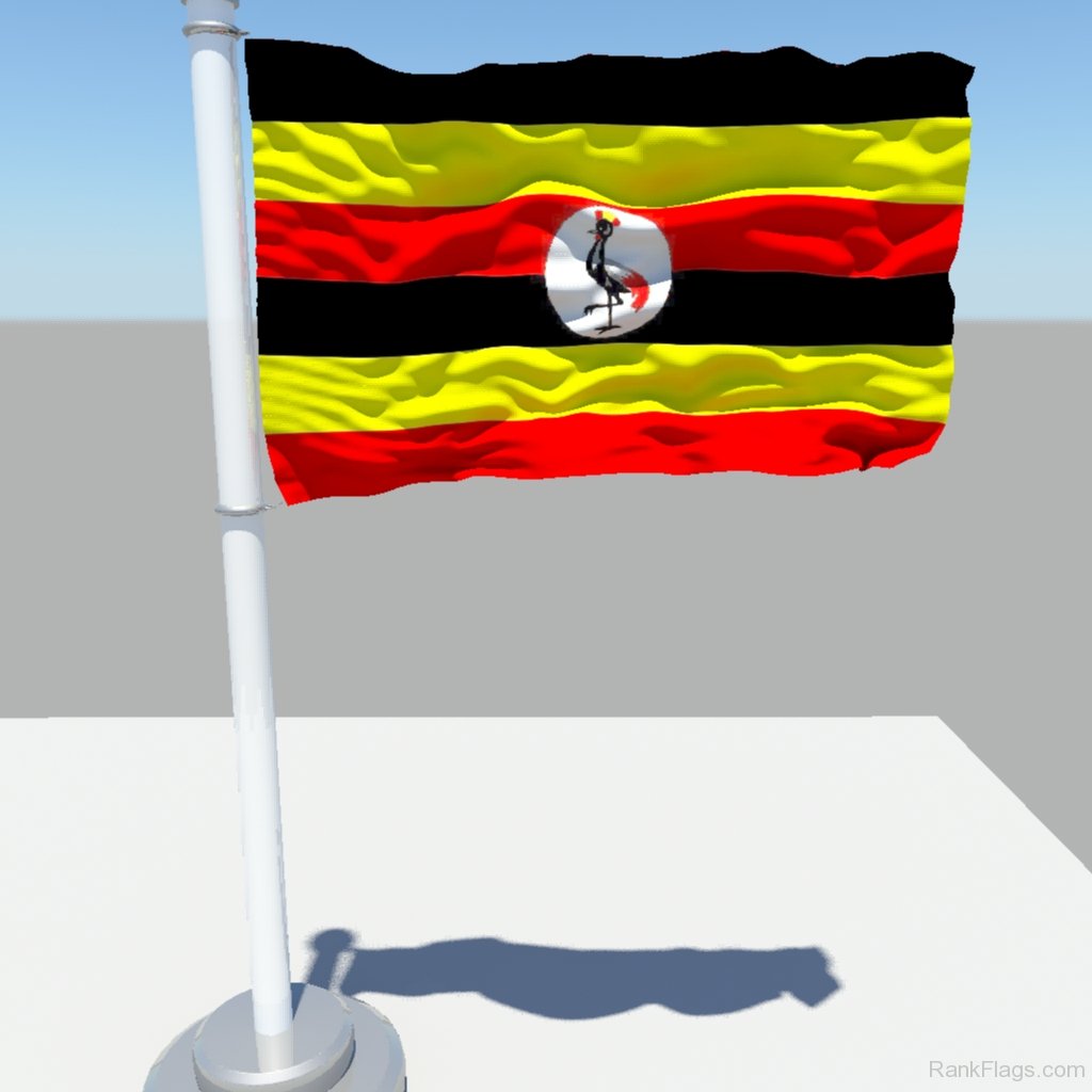 National Flag Of Uganda Collection of Flags