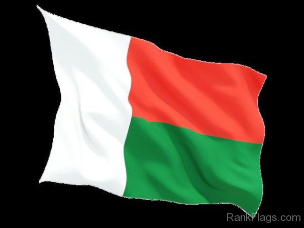 Waving Flag Image Of Madagascar
