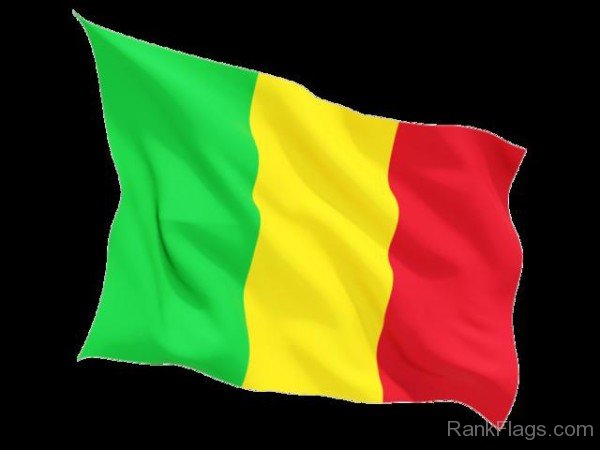 Waving Flag Image Of Mali