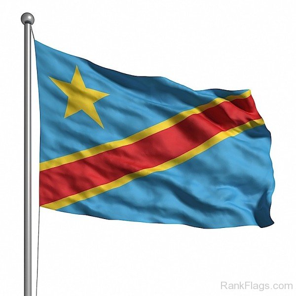 Flag Of Democratic Republic of the Congo