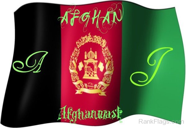 Image Of Afganistan National Flag