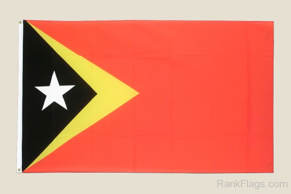 Image Of  East Timor  Flag