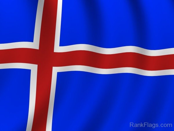 Image Of Iceland flag