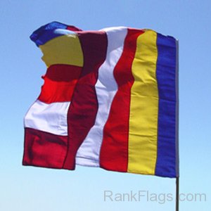 Image Of  World Buddhist Flag