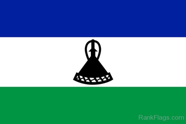 National  Flag Of Lesotho