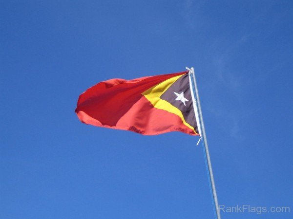 Picture Of East Timor  Flag