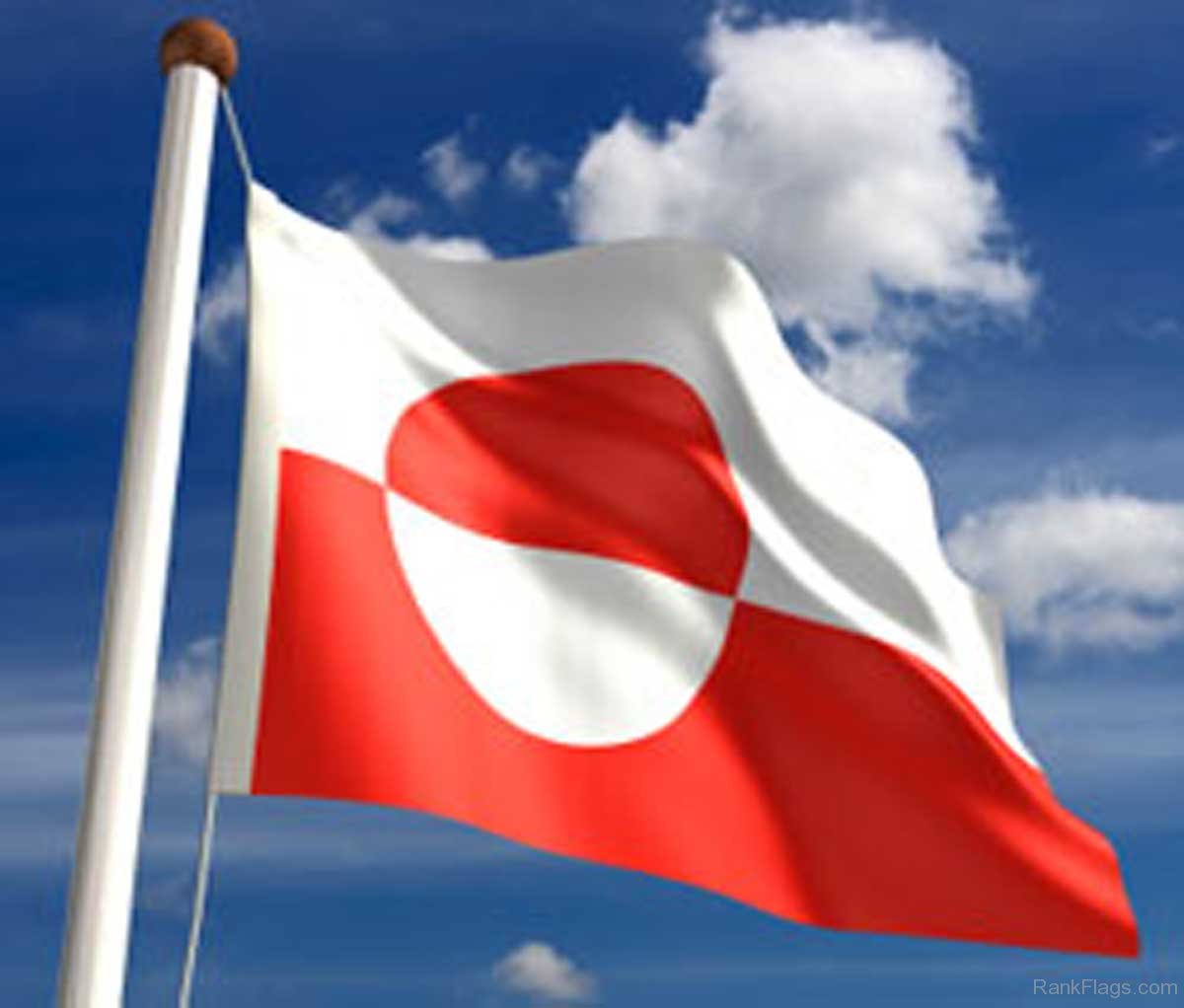 National Flag Of Greenland RankFlags Collection Of Flags