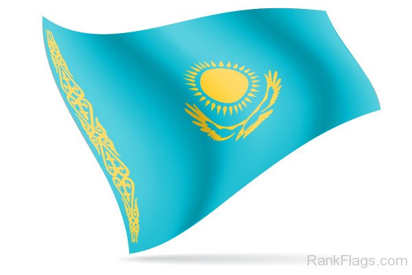 Picture Of Kazakhstan Flag