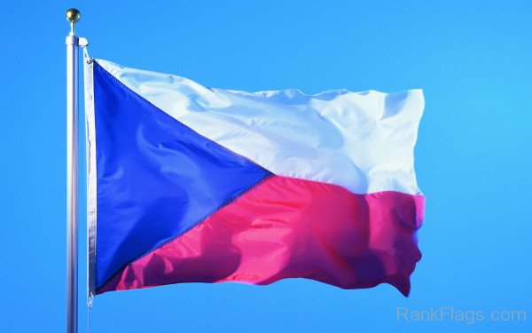 Waving Czech Republic Flag