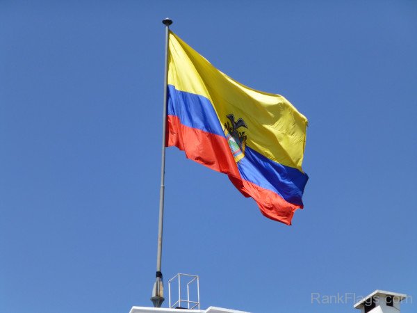 Waving Ecuador Flag