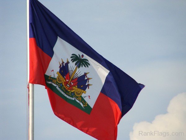 Waving Haiti Flag