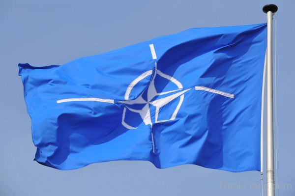 Waving NATO Flag