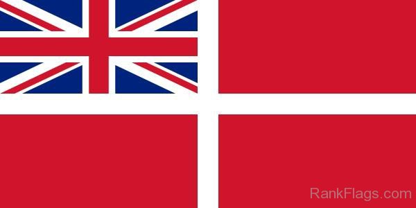 19th Century Flag Of Malta Under British Empire