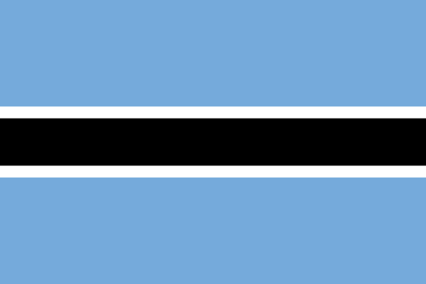 Flag Of Botswana -1966