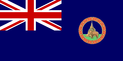 Flag Of British Ceylon Under British Empire -1815-1948