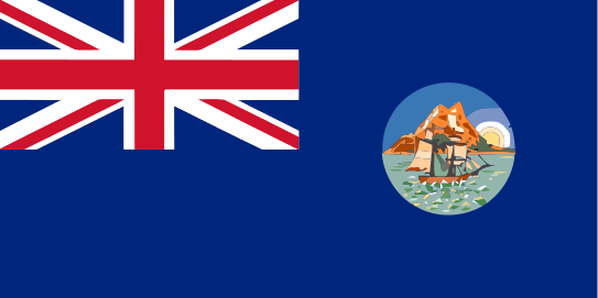 Flag Of British Colony Of Labuan Under British Empire -1912-1946
