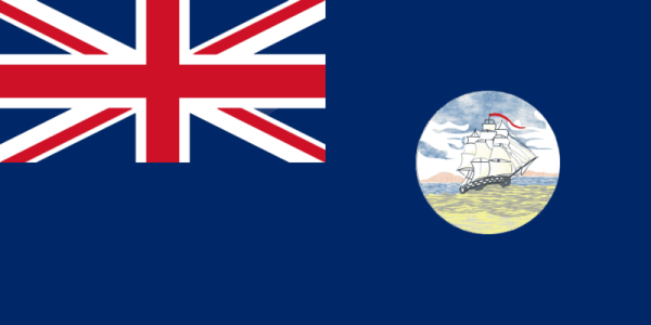 Flag Of British Guiana Under British Empire -1875-1906