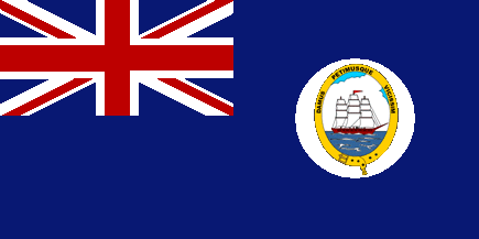 Flag Of British Guiana Under British Empire -1919-1954