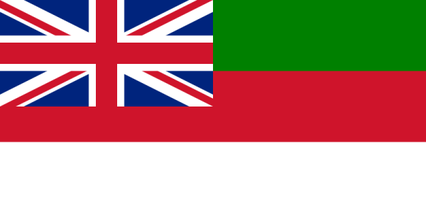 Flag Of British Heligolan Under British Empire -1807-1890