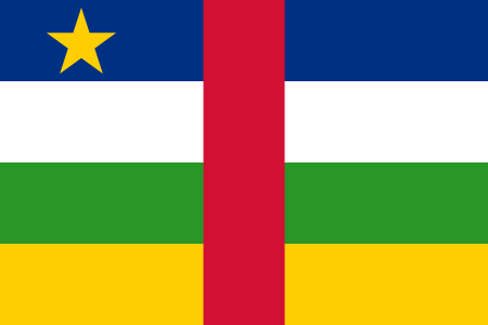 Flag Of Central African Republic -1958
