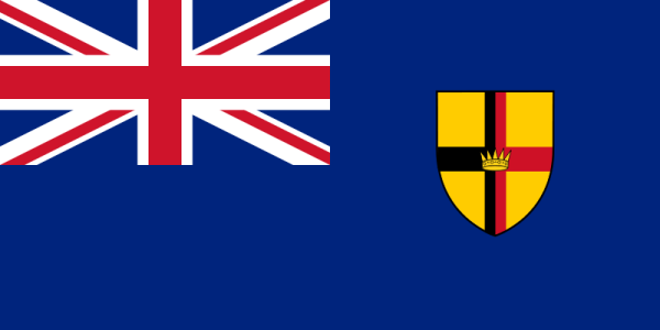 Flag Of Crown Colony Of Sarawak Under British Empire -1946-1963