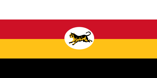 Flag Of Federated Malay States Under British Empire -1895-1946