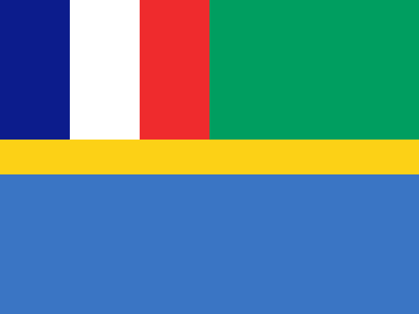 Flag Of Gabon 1959-1960