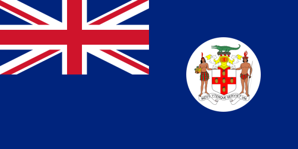 Flag Of Jamaica Under British Empire -1957-1962