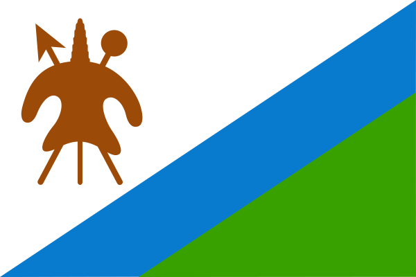 Flag Of Lesotho -1987-2006