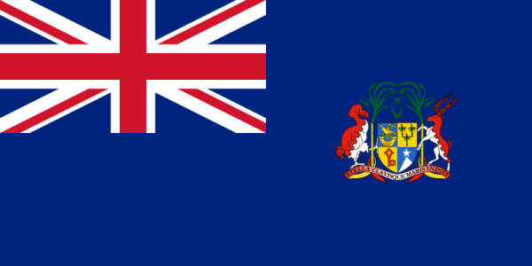 Flag Of Mauritius Under British Empire -1923-1968