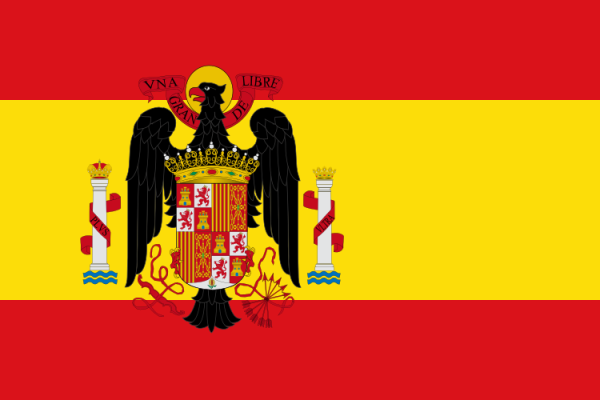 Flag Of Spain -1945 - 1977