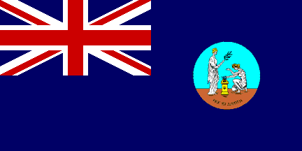 Flag Of St Vincent Colonial Under British Empire -1979