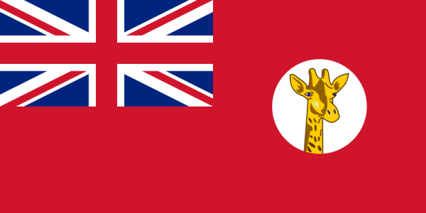 Flag Of Tanganyika Under British Empire -1919-1961