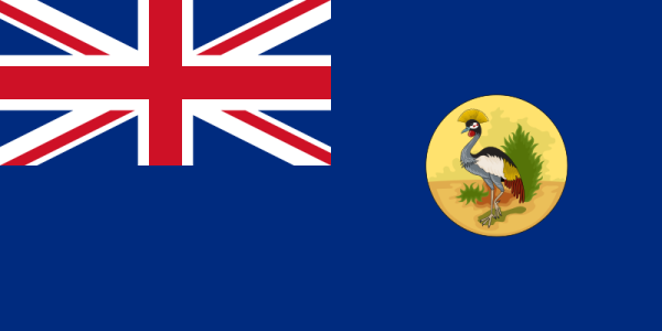 Flag Of Uganda Protectorate Under British Empire -1914-1962