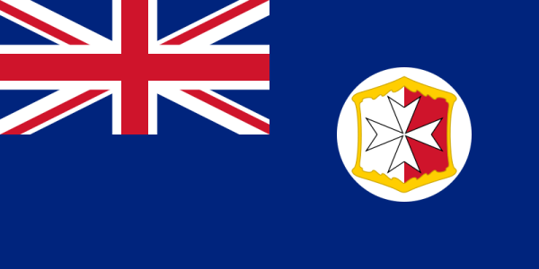 Flag of Malta Under British Empire -1875-1898
